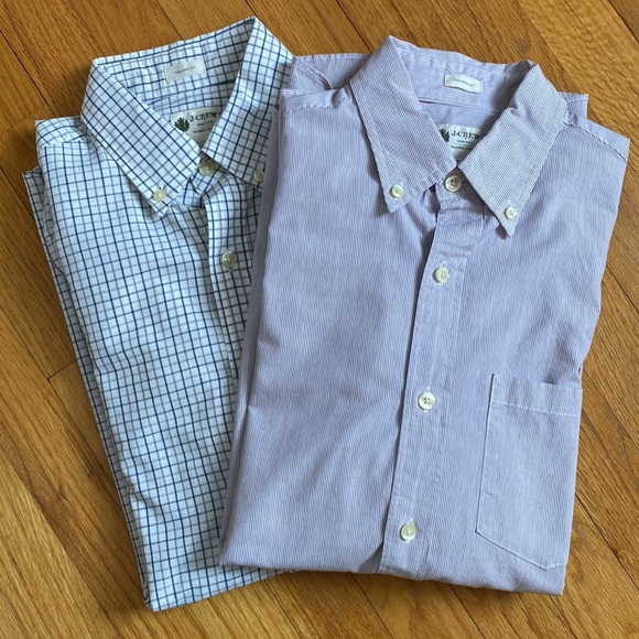 J. Crew Other - 2 J. Crew Men’s XS Tailor Fit casual dress shirts: pinstripes and plaid